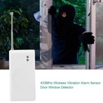 433MHz Wireless Vibration Alarm Sensor Door Window Detector for Home Security