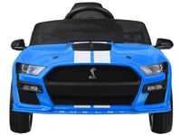 Ford Mustang Shelby GT500 yksipaikkainen sähköauto lapsille, sininen