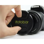 58mm Front Lens Cap Snap-on Cover fr Canon Nikon Sony Pentax Fuji Olympus Camera