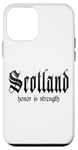 Coque pour iPhone 12 mini "L'honneur fait la force" Ecosse, Ecosse