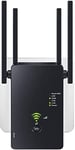 Répéteur WiFi Puissant 1200Mbps Amplificateur WiFi, Double Bande 5G & 2.4G WiFi Booster avec WPS, WiFi Range Extender Compatible avec Toutes Les Box Internet