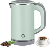 Travel Kettle Lightweight Small,800ML Stainless Steel Electric Kettle,Fast... 