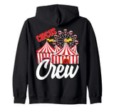 Carnival Circus Crew Party Staff Costume Funny Zip Hoodie