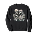 Twin Flame Skeleton Couple Eternal Love Lovers Forever Sweatshirt