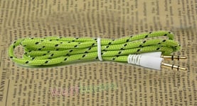 3FT 3.5mm Stereo Male to Male MM Audio Aux Braided Cord Cable for PC Phone Mp3