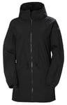 Helly Hansen W Essence Mid Rain Coat Black Womens L