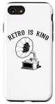 Coque pour iPhone SE (2020) / 7 / 8 Retro is King Phonograph Gramophone Turntable