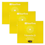 3 x FourFive Vitamin D 30 Capsules - Food Supplement