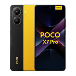 Smartphone Xiaomi POCO X7 Pro,12+256GB,jaune,caméra principale 50MP avec OIS, Batterie 6000mAh avec Hypercharge 90W, IP68, fonctionnalités IA (chargeur non inclus)(Version Française+2 Ans de Garantie)