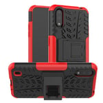 Samsung Galaxy A01      Heavy Duty Case    Red