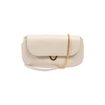 Coccinelle Dew Minibag, Lambskin White