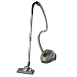 Daewoo Tornado Compact Bagged Vacuum Cleaner, Lightweight, 5 Metre Cord With Auto Recoil, 2m Flexi Hose, Easy Carry Handle, Crevice And Brush Tool, All Floor Brush Head With Floor Transition Toggle