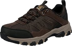 Skechers Men's Selmen-enago Trail Oxford Hiking Shoe, Chocolate, 7 UK