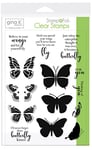 iCraft Gina K. Designs StampnFoil Clear Stamps (Butterfly Kisses), Rubber