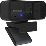 W1050 - Webcam 1080p Mise au Point Fixe & Grand Angle,Microphones à Réduction du Bruit Intégrés,Champ de Vision 95°,Idéale pour Visioconférence & Présentations (K80251)(Q469)