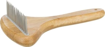 Tovutredare, lång päls, bambu/metall, 10 × 17 cm
