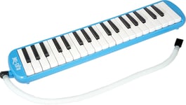 Blues Tone KEYBOARD MELODICA, in Blue. 37 Key, with blowpipe & mouthpiece.