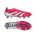 adidas Predator Elite Laceless Sg Pure Victory - Lucid Red/vit/svart - Soft Ground (Sg), storlek 45⅓