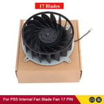 Ventilateur De Refroidissement Interne D'origine Pour Consoles Ps5 17 G12l12ms1ah-56j14 De Ventilateur De Refroidisseur Sphérique Pour Ps5 23 Erical 12047ga-12m-Wb-01 - Type Original 17 Blades