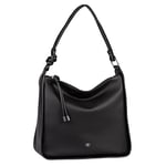 TOM TAILOR Cori Hobo Bag Sac à bandoulière pour Femme Noir Grand Format, Einheitsgröße