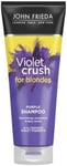 John Frieda Violet Crush for Blondes Toning Shampoo for Blonde Hair, Purple for