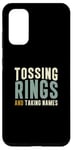 Coque pour Galaxy S20 Tossing Rings And Taking Names Cool Quoit Ventilateur de lancer d'anneaux