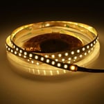 JANDEI - Bande lumineuse à led 5 mètres 12V pour intérieur IP20, lumière chaude 3000K, 120 LEDs/m, SMD 2835, éclairage de décoration intérieure à led (alimentation non incluse)