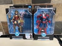 Superman Unchained + Wonder Woman Dark - 7inch DC Multiverse McFarlane Figures