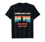 Lower East Side Manhattan New York Retro Vintage T-Shirt