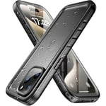 SPORTLINK for iPhone 15 Pro Max Case Waterproof - Shockproof Heavy Duty Front and Back Cover [Built in Screen/Camera Protector] 360 Full Body Protective [Dustproof][IP68 Underwater] Military Bumper