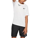 Nike Boy’s Rafa GFX Top (White) - Age 14 - New ~ BV7032 100