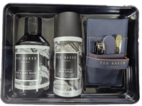 Ted Baker Graphite Black Duo Manicure Gift Set With Body Wash