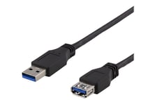 DELTACO USB3-242 - USB-förlängningskabel - USB typ A till USB typ A - 2 m