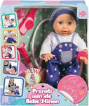 Wdk Partner-A2302434 Poupon Bébé Ninon Docteur Intéractif, A2302434, Multicolore, 35 cm