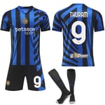 Internazionale Milano Hemma Fotbollströja Barn 2024-2025 Nr 9 THURAM 28