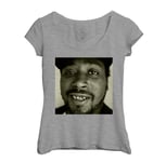 T-Shirt Femme Col Echancré Ol' Dirty Bastard Rapper Rap Hip Hop Photo Vintage Wu Tang Clan