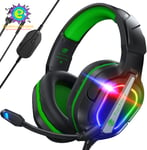 2024 New 200 Gaming Headset for Ps4/Ps5/Pc/Xbox/Nintendo Switch, PS4 Headset wit