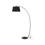 MH - Lampadaire arc Noir