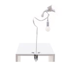 Seletti - Sparrow-Cruising Usb Resin Lamp With Clamp - With Transformer - Seinävalaisimet - Marcantonio Raimondi Malerba - Valkoinen