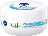 NIVEA Soft Refreshing Moisturising Cream (50 Ml), Nourishing Soft Cream with Vit