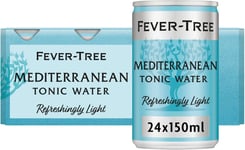Fever-Tree Refreshingly Light Mediterranean Tonic Water 8 X 150Ml (Pack of 3, To
