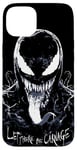 Coque pour iPhone 15 Plus Marvel Venom : Let There Be Carnage Eddie Brock Black