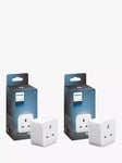 Philips Hue Smart Plug, Pack of 2, White