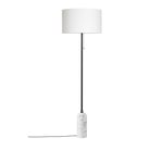 Gubi - Gravity Floor Lamp, White Marble/White - Skärmlampor - Space Copenhagen - Vit