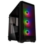 [B-Grade] Phanteks Eclipse P400A Tempered Glass Windowed DRGB Mesh Midi Tower ATX Gaming Case - Black