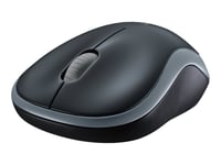 Logitech M185 - Souris - optique - sans fil - 2.4 GHz - récepteur sans fil USB - gris