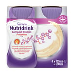 Nutridrink Compact Protein Sensations Næringsdrikk, Varmende tropisk ingefær, 4x125 ml