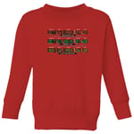 Back To The Future Destination Clock Kids' Sweatshirt - Red - 3-4 Years - Red