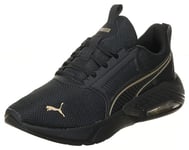 PUMA Mixte X-Cell Nova FS Chaussure de Course sur Route, Black-Gold, 38 EU