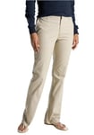 Dickies Women's Slim Fit Boot Cut Leg Twill Pant Inseams, Desert Sand, 16 Long